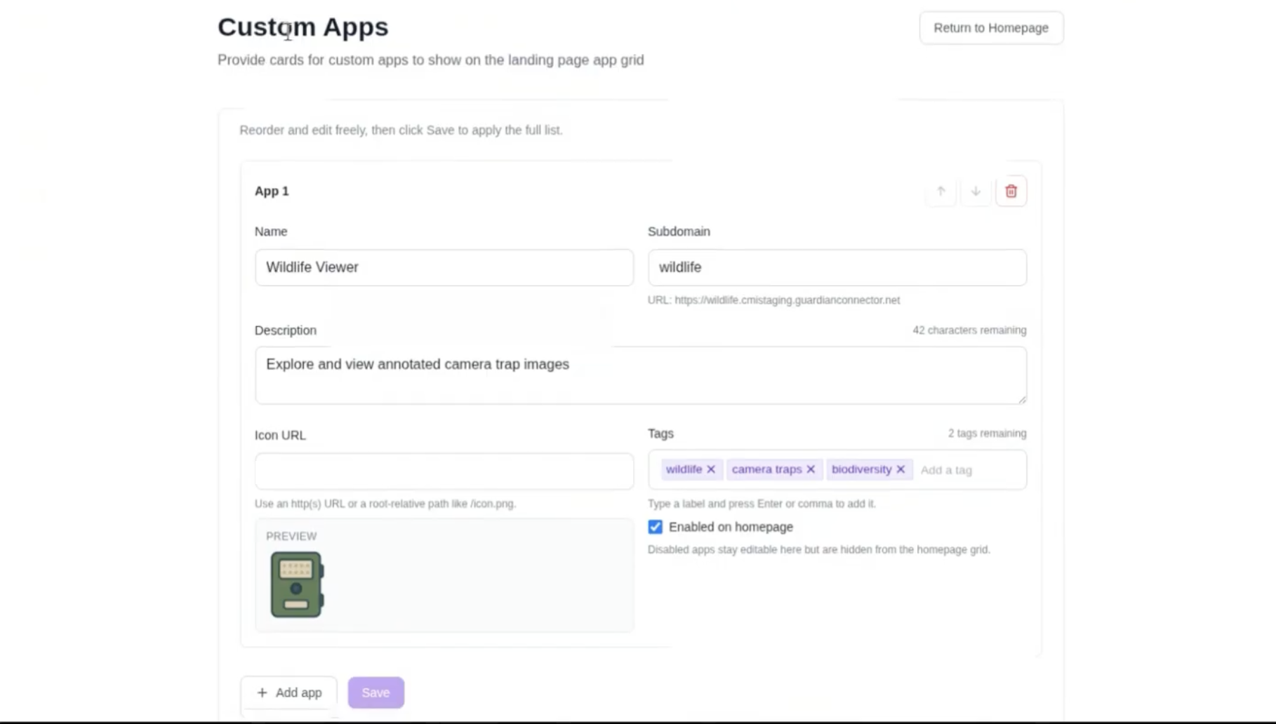 custom apps